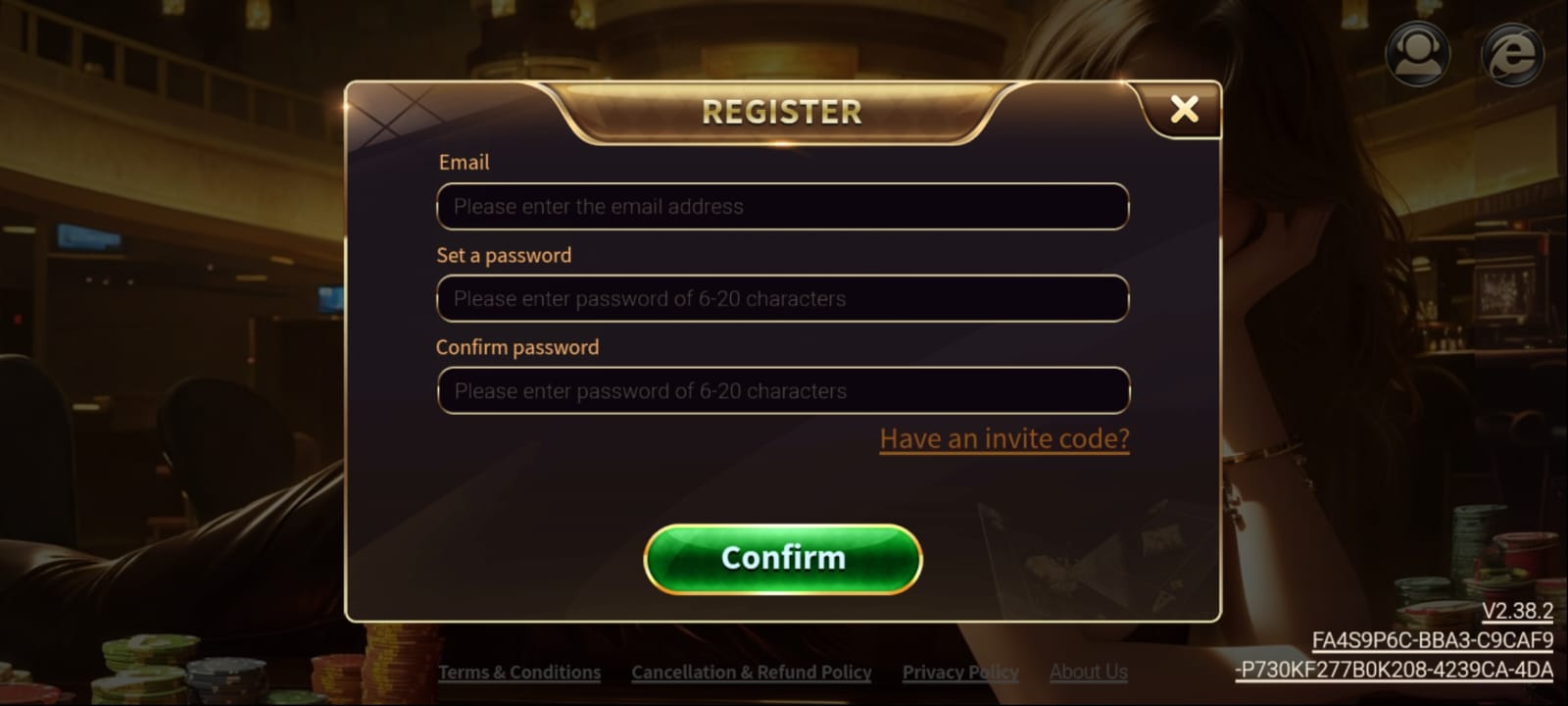 Royal X Casino Game - How to download and register