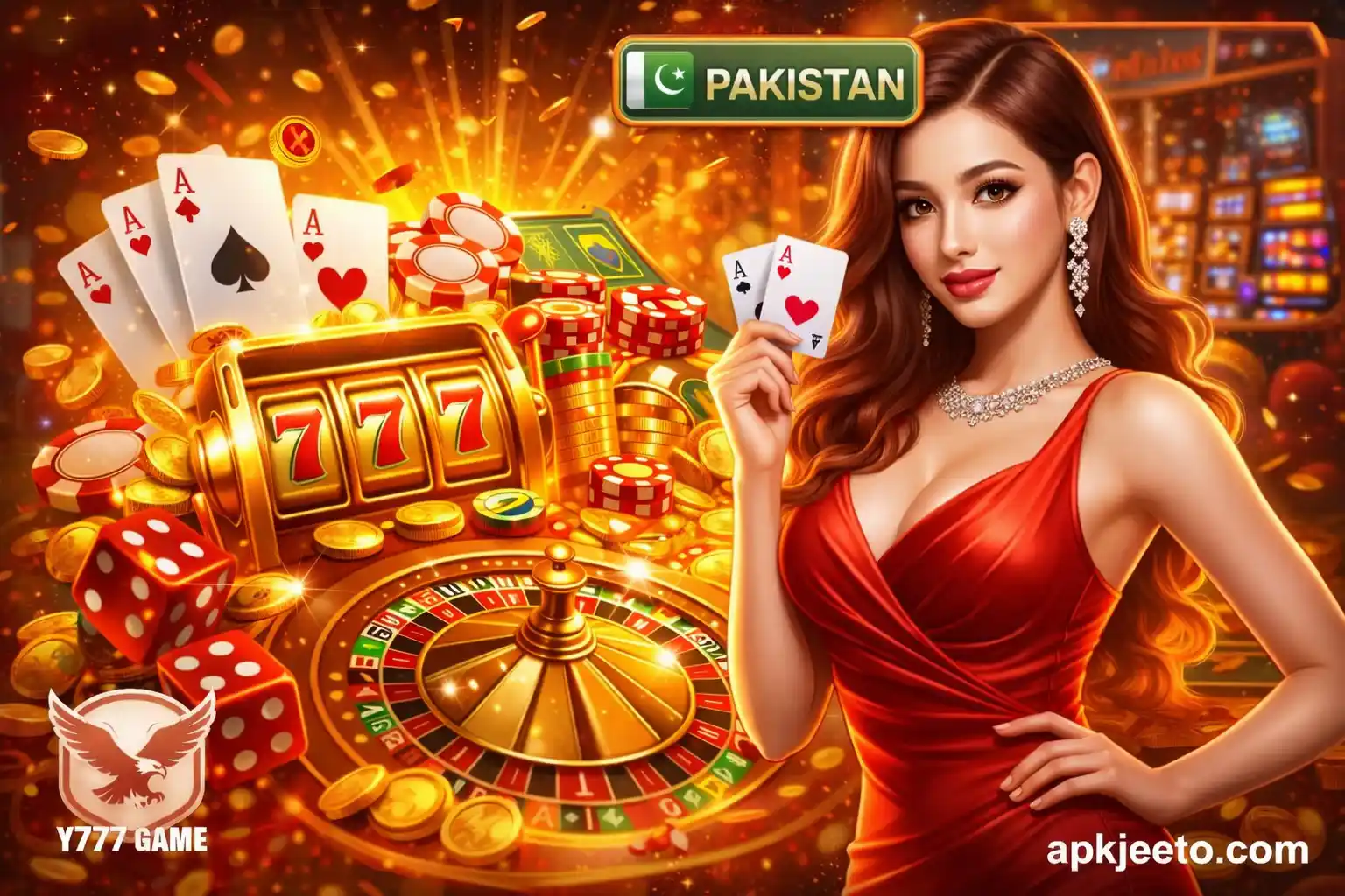 Y777 Game promotional banner