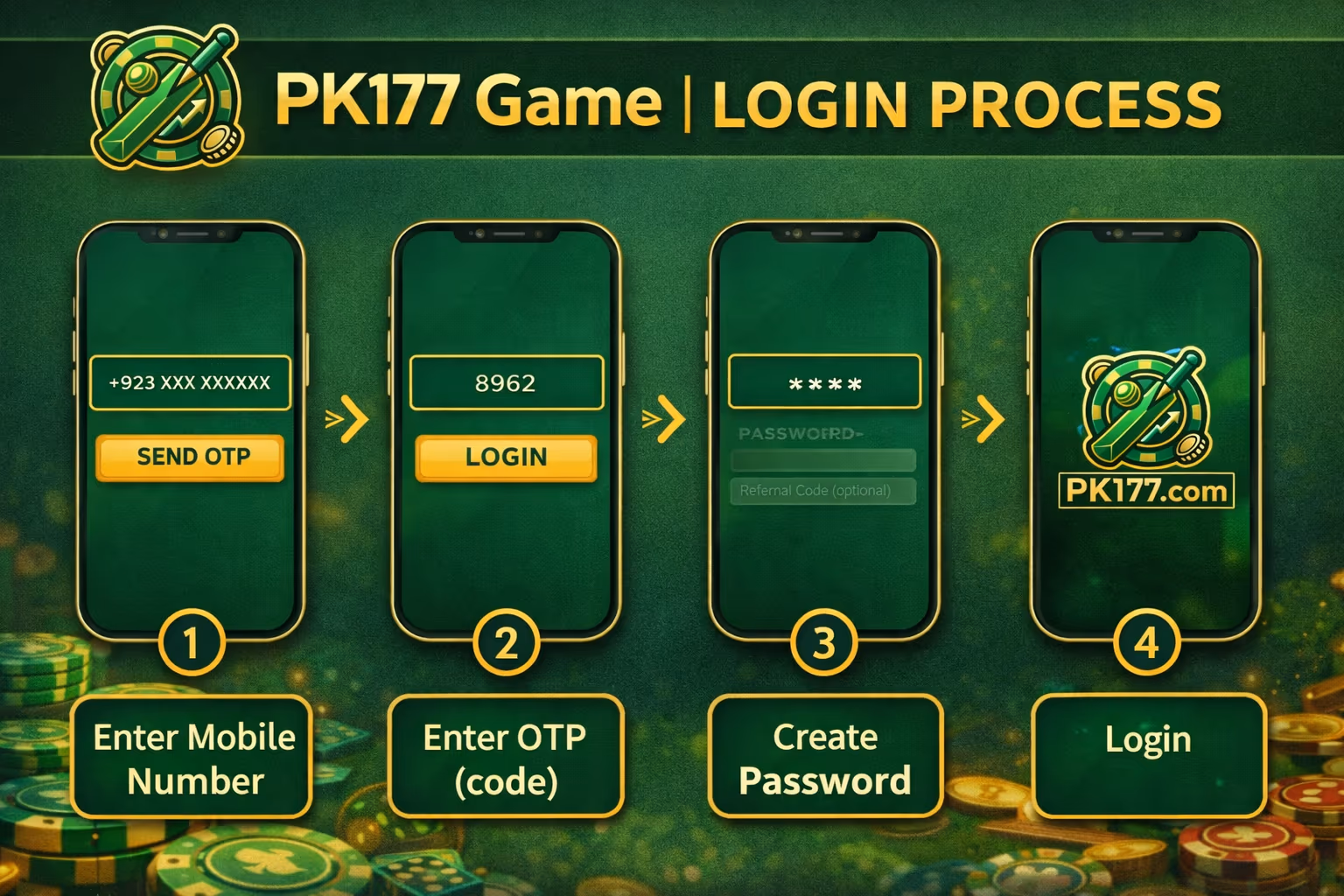 KK222 setup screen